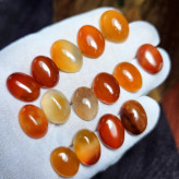 پک ۱۵ عددی سنگ عقیق کارنلین معدنی کد G81000