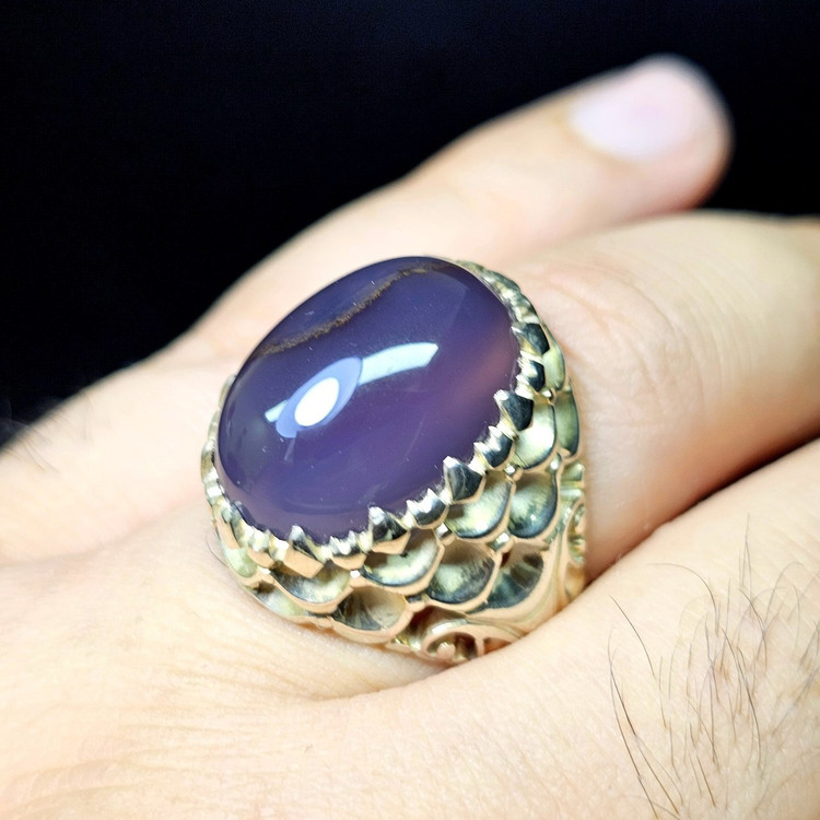 انگشتر مردانه گارنت