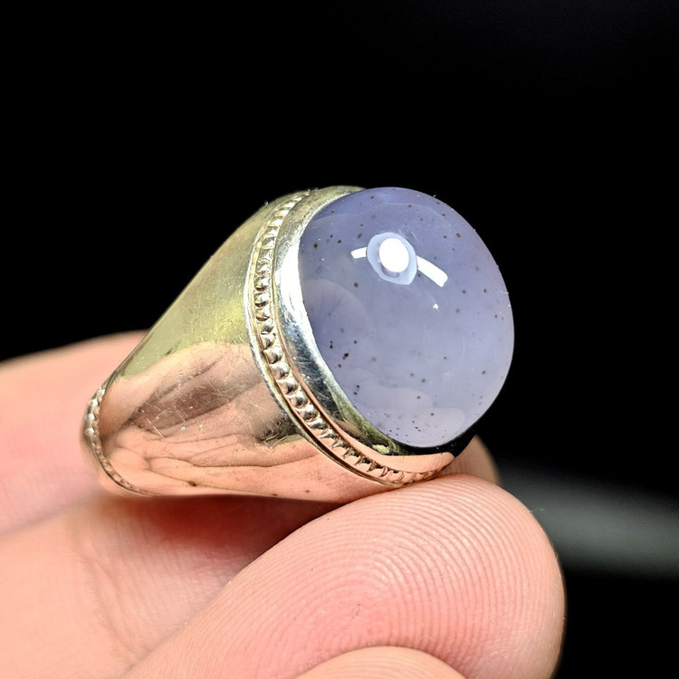 انگشتر مردانه عقیق یمن