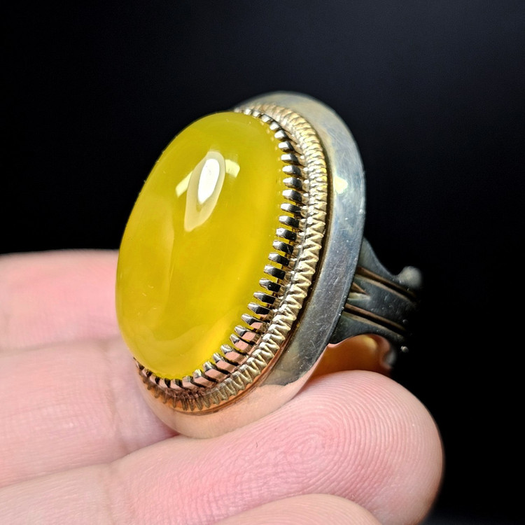 انگشتر مردانه عقیق