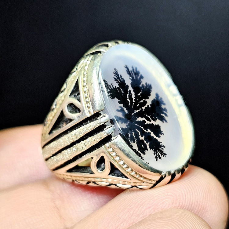 انگشتر نقره شجر