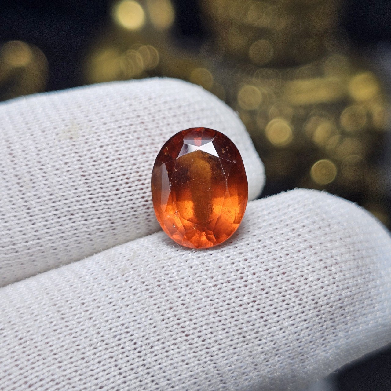 نگین سنگ طبیعی گارنت معدنی کد 35478