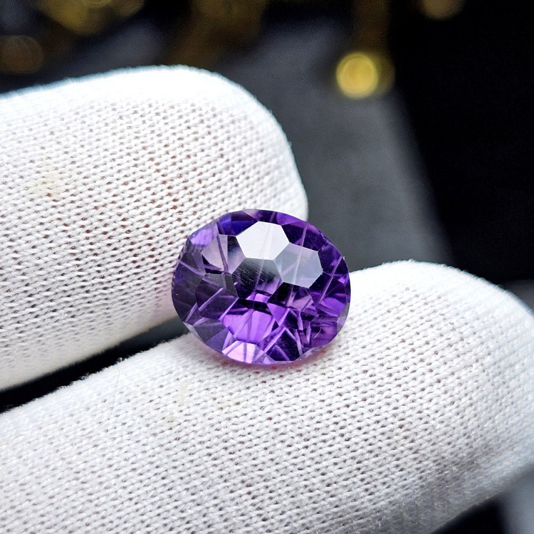 خرید نگین سنگ آمیتیست معدنی کد 35584