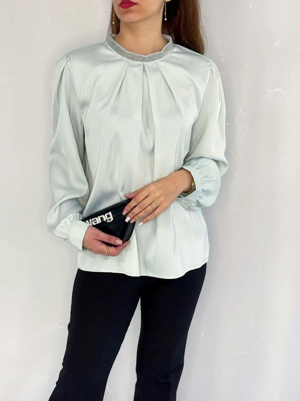 شومیز زنانه جلو بسته کد M1103