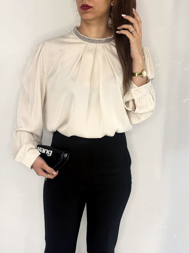 شومیز زنانه جلو بسته کد M1103