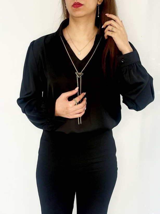 شومیز زنانه جلو بسته ️ کد M1104