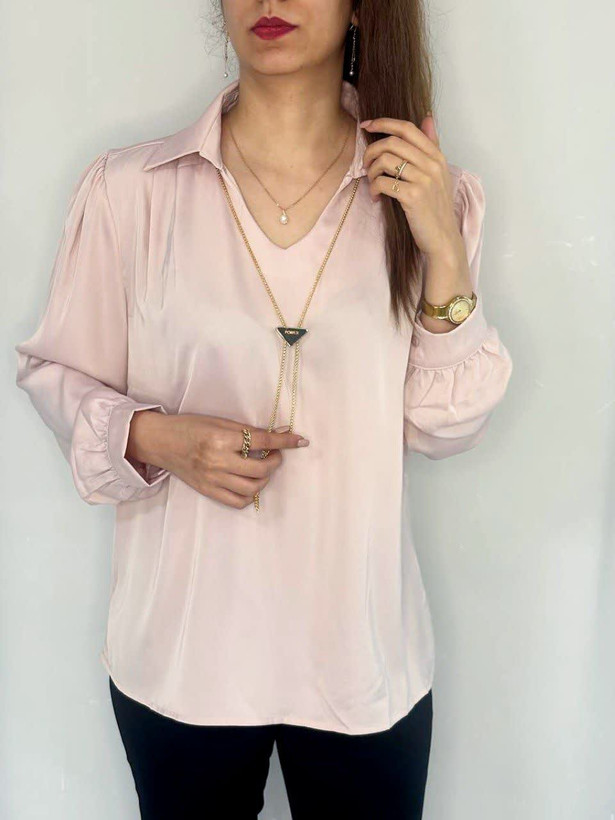 شومیز زنانه جلو بسته ️ کد M1104