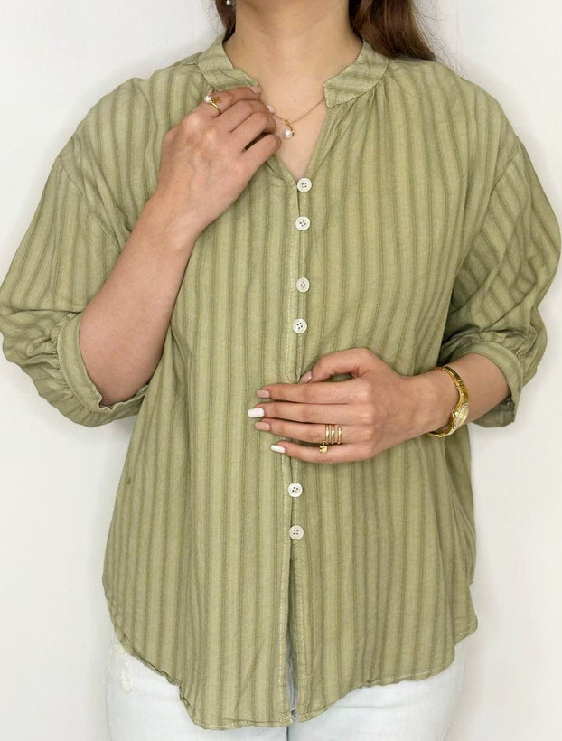 شومیز زنانه جلو باز ️ کد M1131