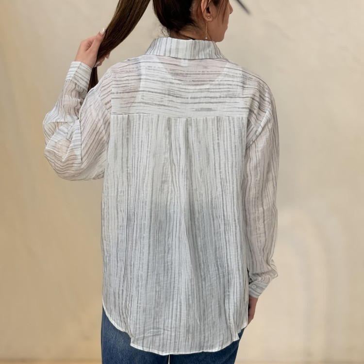 شومیز زنانه راه راه️ کد M1190