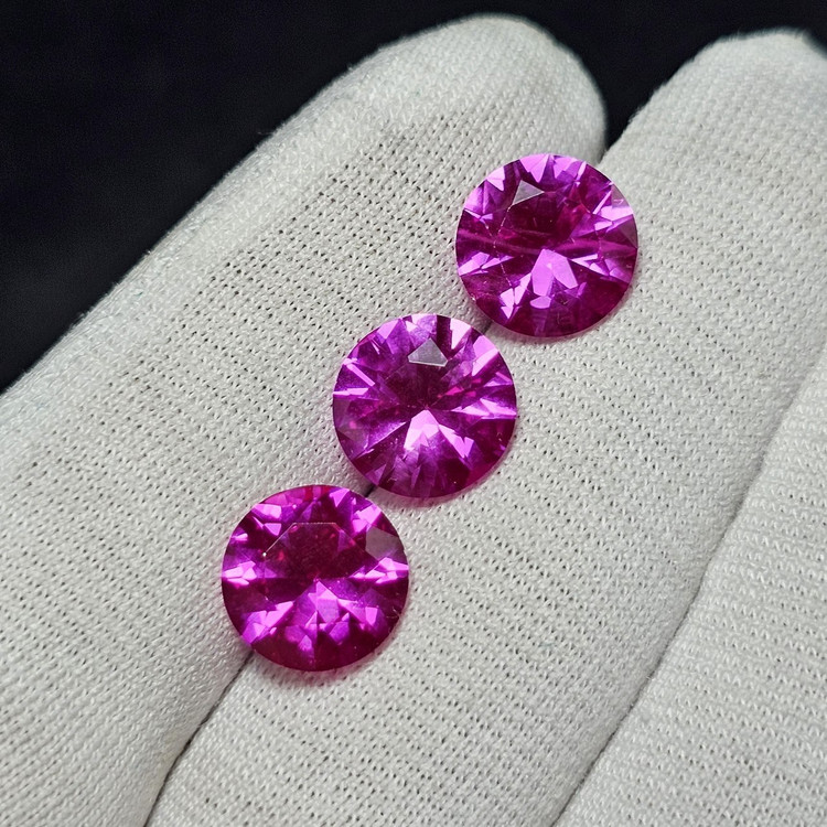ست نگین سنگ یاقوت رز شمش کد 38960