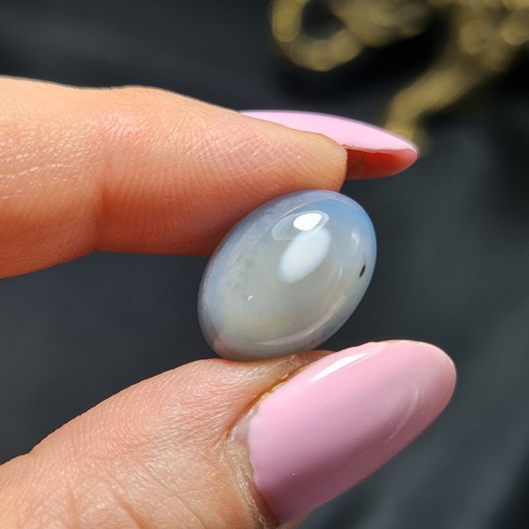 نگین سنگ عقیق کبود معدنی کد T2247