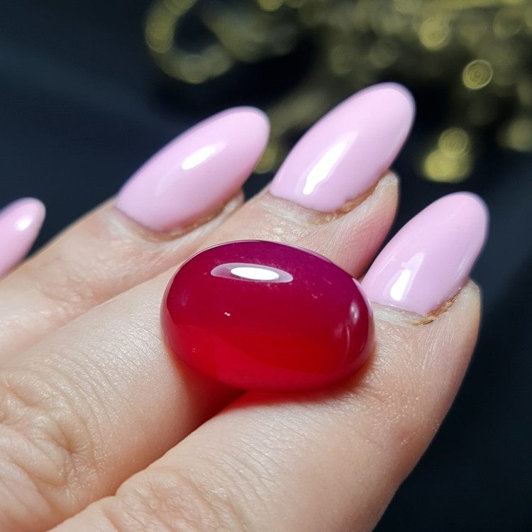 نگین سنگ عقیق سرخابی معدنی کد T2252