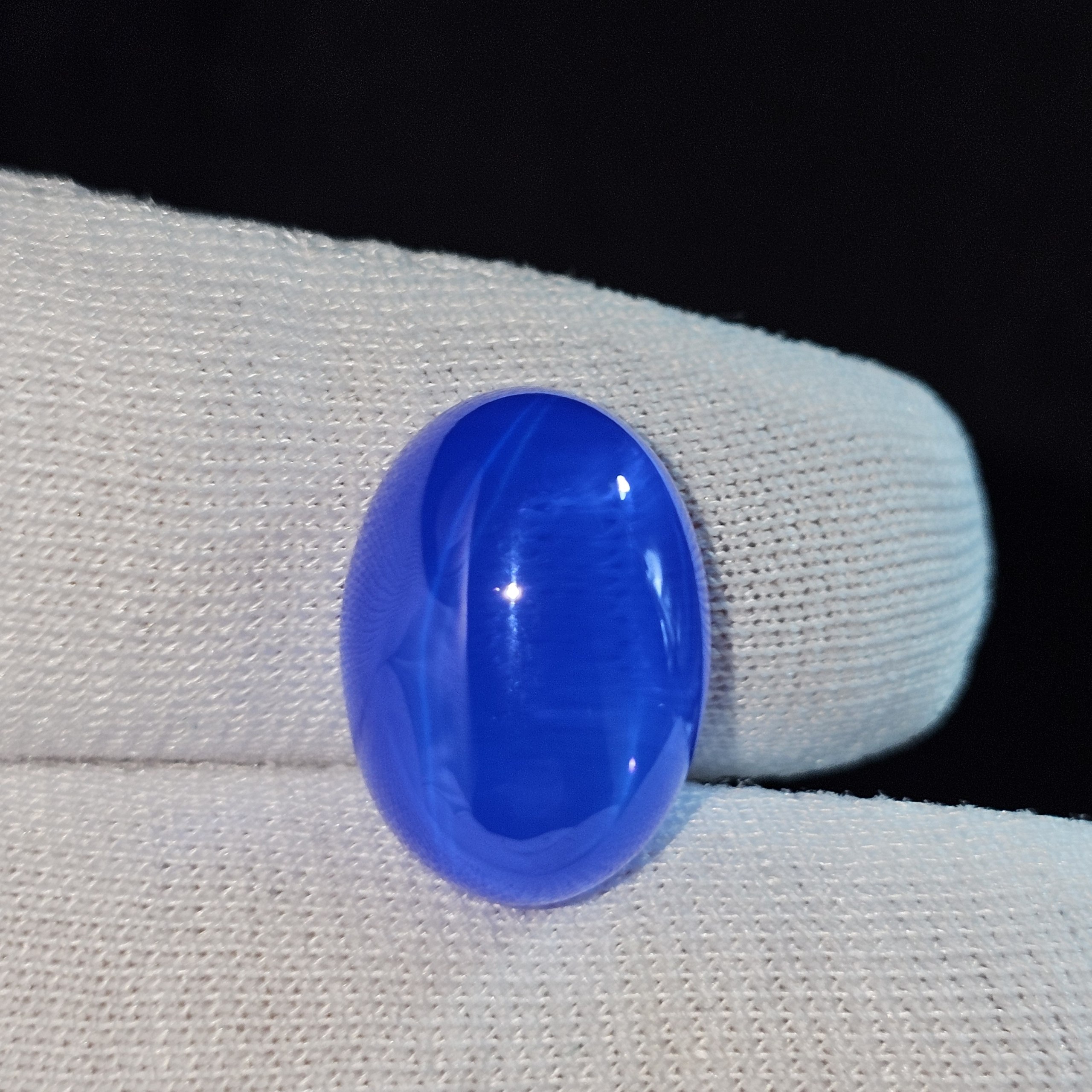 نگین سنگ یاقوت آبی شمش با سختی ۹ کد  38995