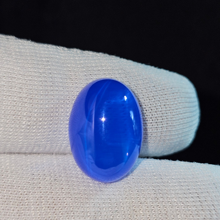 نگین سنگ یاقوت آبی شمش با سختی ۹ کد 38995