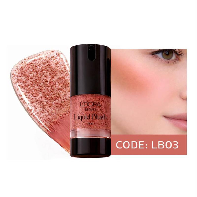 رژگونه مایع کد LB 03 مناسب انواع پوست