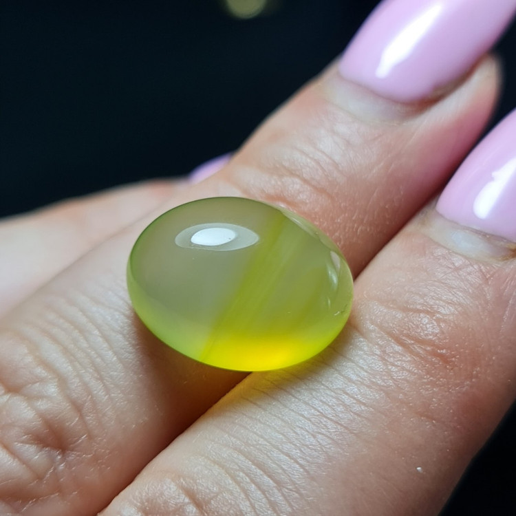 نگین سنگ عقیق انگوری معدنی کد T2294