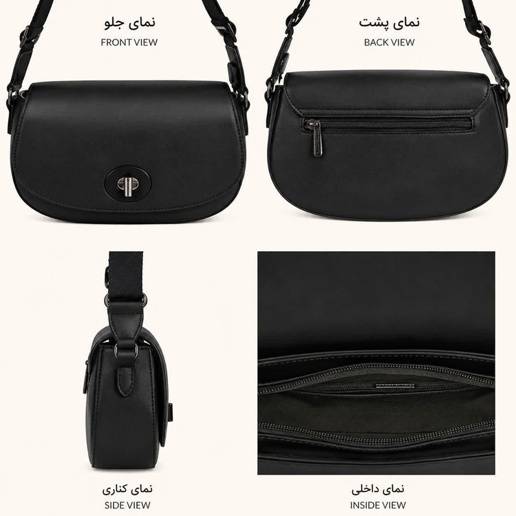 کیف دوشی زنانه دیوید جونز مدل CM7104-2