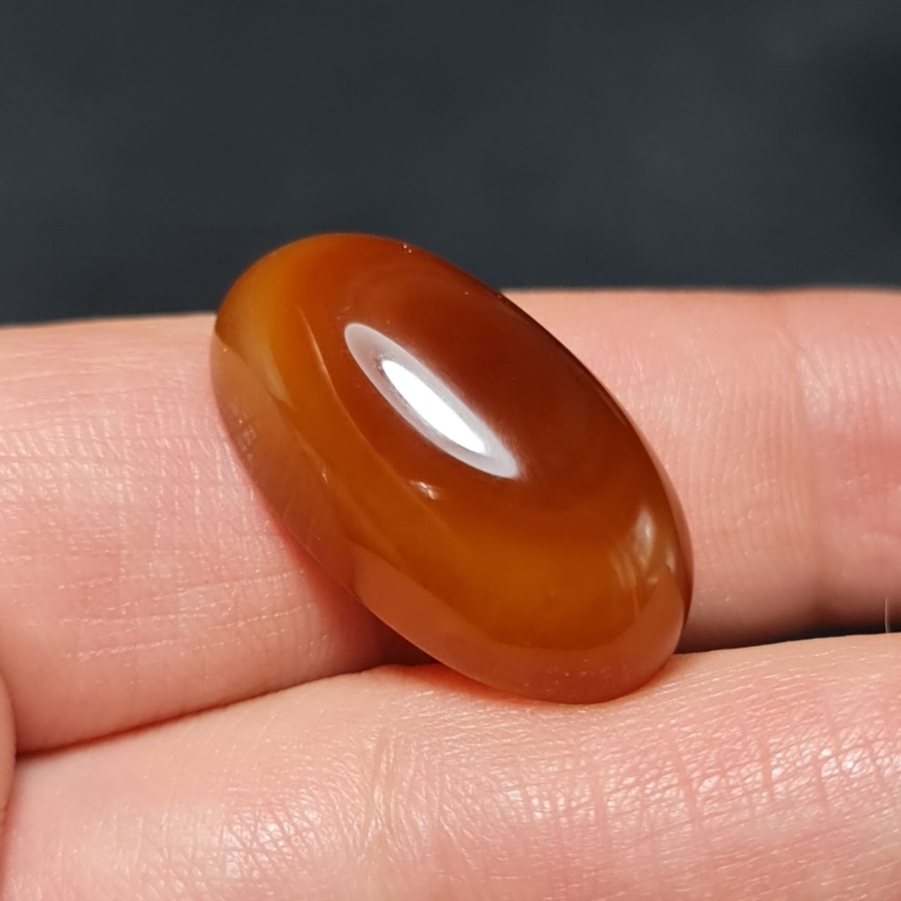 نگین سنگ عقیق جزع معدنی خراسان کد  T2369