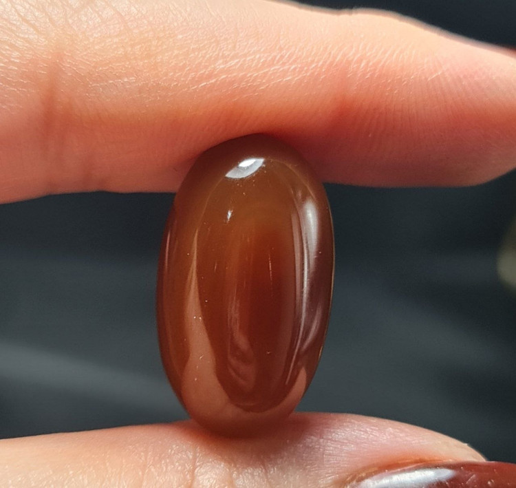 نگین سنگ عقیق جزع معدنی خراسان کد T2369