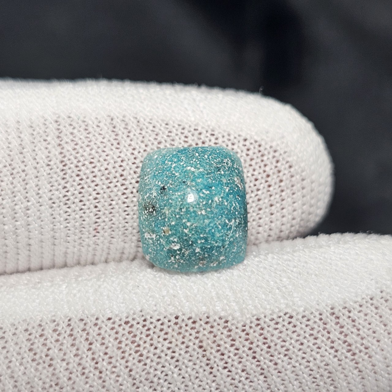 نگین سنگ طبیعی فیروزه معدنی کرمان کد  39750