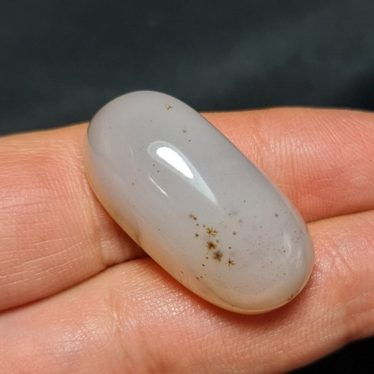 نگین درشت سنگ طبیعی عقیق کبود معدنی خراسان کد T2380
