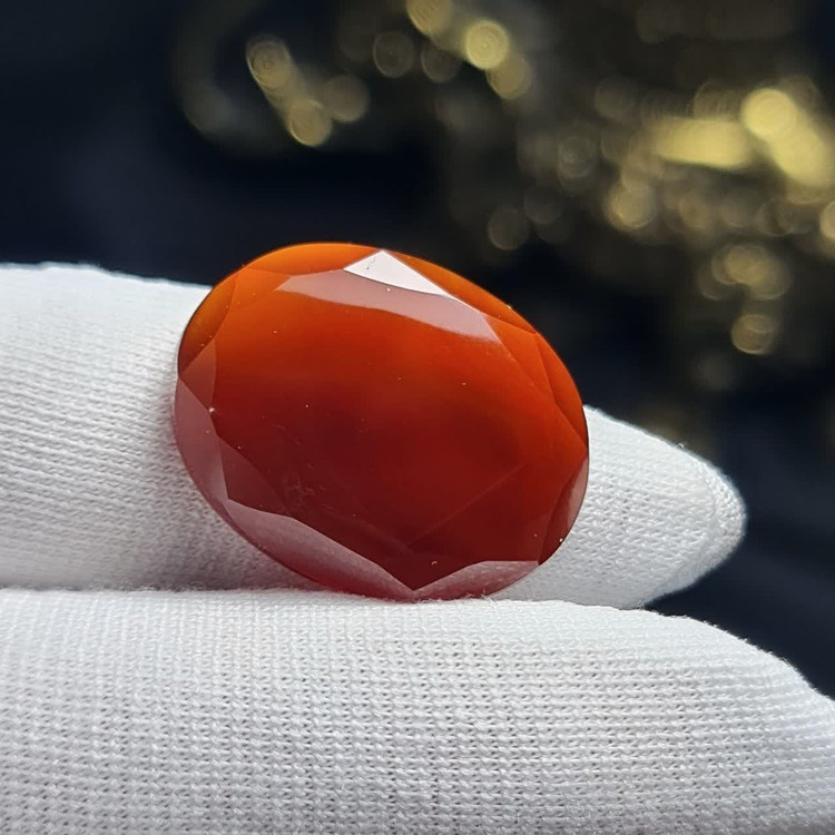 نگین سنگ عقیق معدنی خراسان تراش فست کد T2417