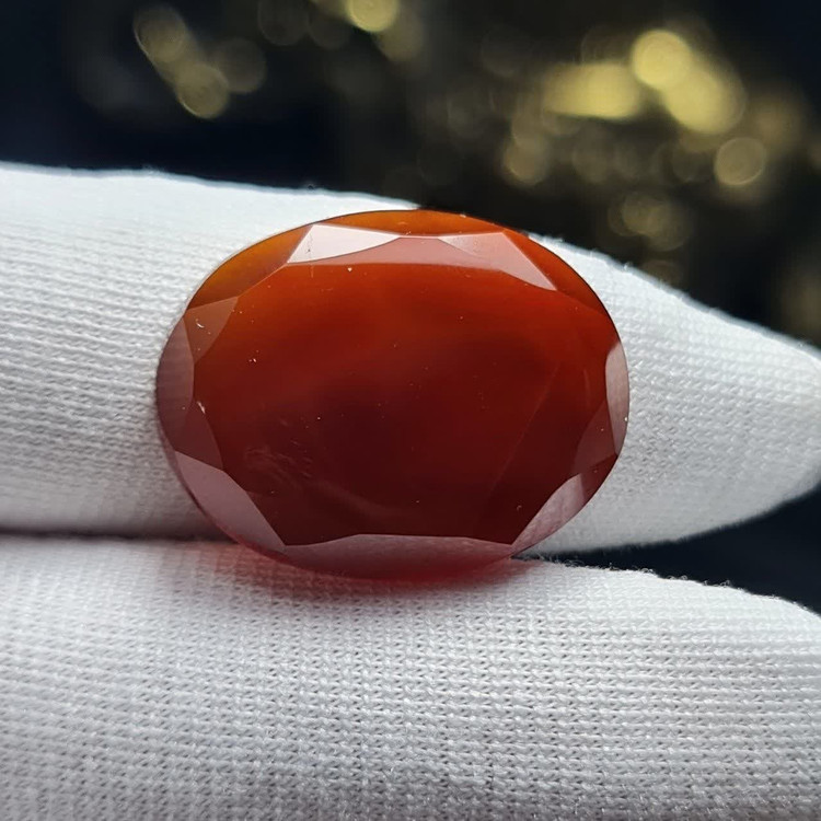 نگین سنگ عقیق معدنی خراسان تراش فست کد T2417