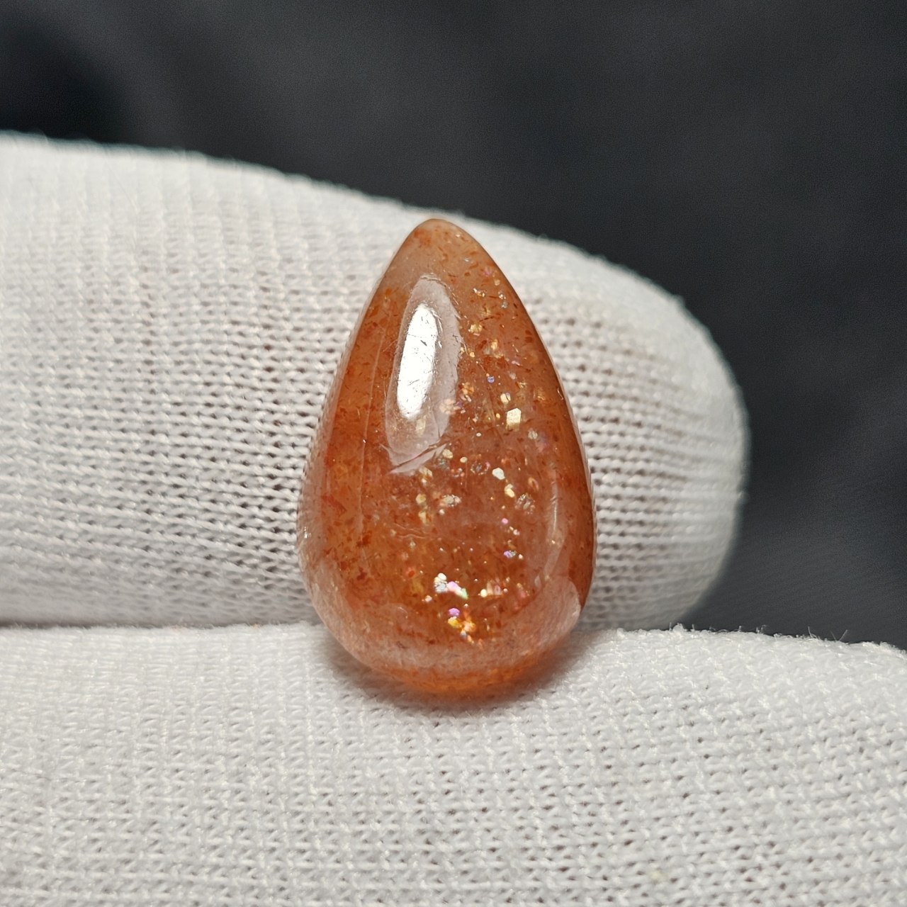 نگین فانتزی سنگ طبیعی سان استون معدنی کد  40014